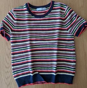 [Used like new] Zara short sleeve knitted top